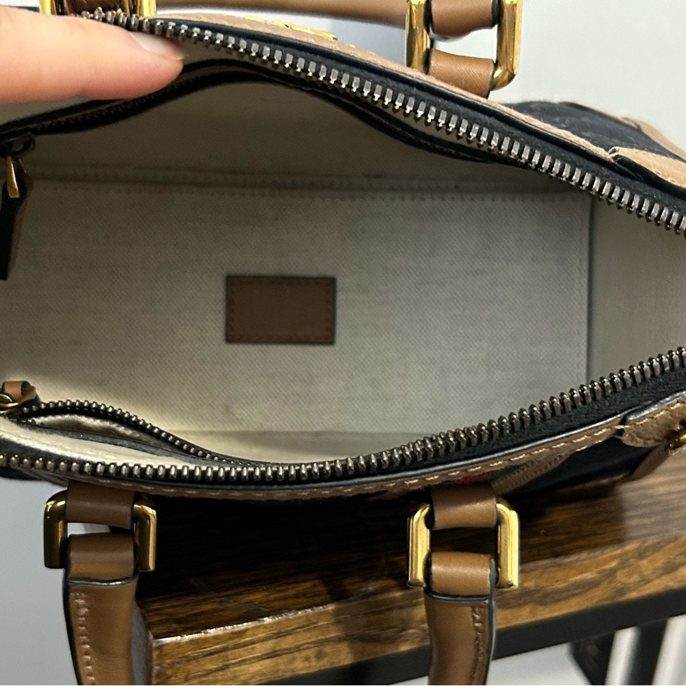 Gucci Mini GG Canvas Bauletto - Picture 11 of 15